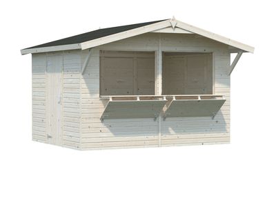 Kiosque bois Bois Naturel  Stella 8,2m2 PALMAKO