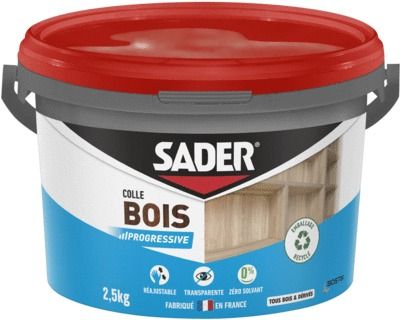 Colle à bois progressive 2,5kg SADER