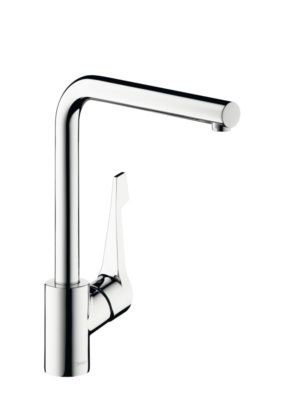 Mitigeur évier Cento L Chrome Hansgrohe