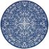 Tapis rond diamètre 150 cm bleu JARDILINE