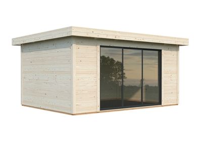 Studio bois Bois Naturel  Lydia 14,4m2 PALMAKO Livraison incluse domicile