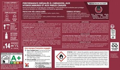 Peinture pour sol trafic extrême terre d'ombre 500 ml V33