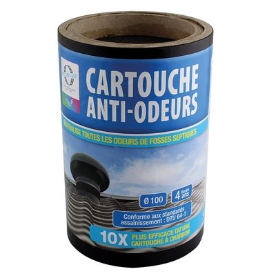 Cartouche anti-odeurs diamètre 100 INTERPLAST