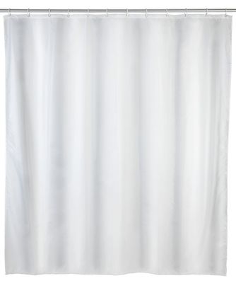 Rideau textile uni blanc 180 x 200 cm