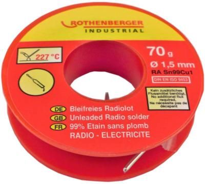 Bobine d'étain radio 1,5 mm 70 g