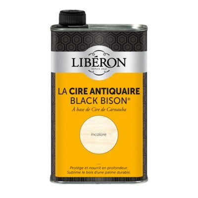 Cire antiquaire liquide "Black Bison" incolore 500 ml LIBERON