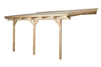 Pergola adossée -  671 Imprégné - 514 x 306 cm Livraison gratuite domicile WEKA