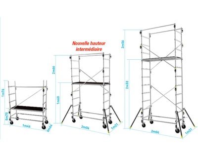 Echafaudage Quad up 4m70 CENTAURE