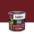 Peinture fer antirouille rouge basque RAL 3004 brillant 2 l JULIEN