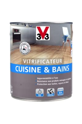 Vitrificateur Cuisine & bains incolore satin 2.5 l - V33