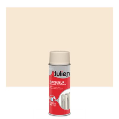 Peinture en aérosol spéciale radiateur blanc cassé satiné 400 ml - JULIEN