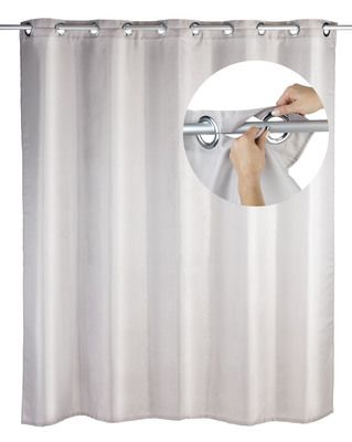 Rideau de douche Comfort flex taupe 180 x 200 cm