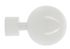 Embout boule Delia diam 20 mm Finition blanc brillant - MOBOIS