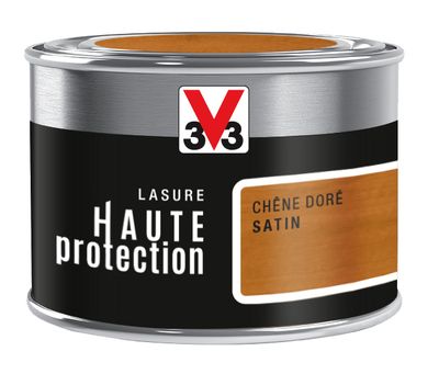 Lasure bois Haute Protection chêne doré 125 ml V33