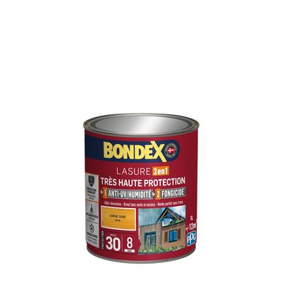 Lasure très haute protection 8 ans chêne doré 1 l BONDEX