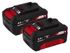 Batteries 18 V 4,0 Ah Power X-Change par 2 EINHELL