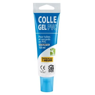 Colle gel PVC, tube de 125gr INTERPLAST