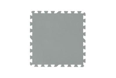 Tapis de sol puzzle gris