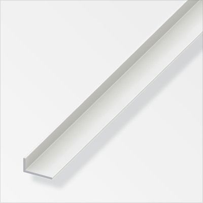 Cornière PVC blanc 40 x 10 x 2 mm 2 m ALFER