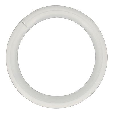 Anneaux en métal, bague silencieuse diam 42 mm Finition Blanc mat par 10 - MOBOIS