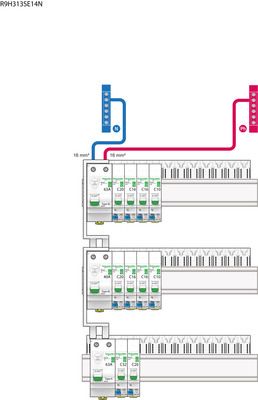 Tableau électrique pré-équipé 3 rangées embrochable T3 à T5- Resi9 XE SCHNEIDER ELECTRIC