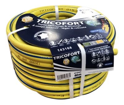 Tuyau d'arrosage tricofort diamètre 15 mm x L 40 m