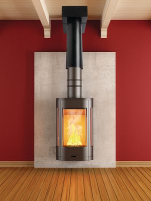 Ensemble Récupérateur d'air chaud  pour poêles à bois HERESS 130-150 AUTOGYRE