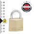 Cadenas à clés largeur 30 mm en laiton MASTER LOCK