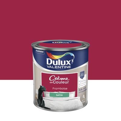 Peinture crème de couleur satin framboise 0,5L - DULUX VALENTINE