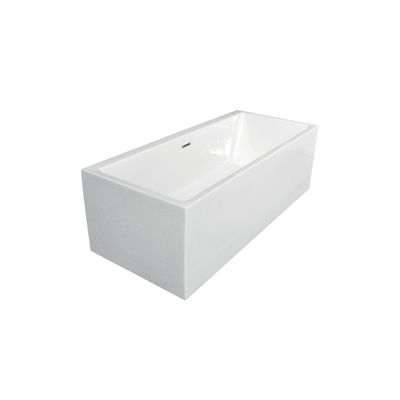 Baignoire semi-îlot blanche 170 X 75 cm Celena BALNEO