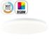 Plafonnier LED rond RGB/ blanc dynamique CCT 2400 lumens Heddy - BRILLIANT