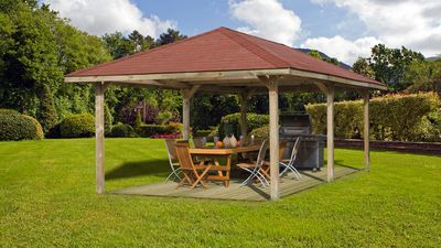 Tonnelle Carport -  651 - 678 x 380 cm Livraison gratuite domicile WEKA