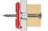 Chevilles à bascule en nylon DuoTec 10 avec vis par 4 FISCHER