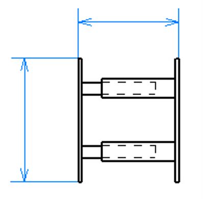 Grille de défense téléscopique de 30 à 55 cm 2 barreaux MOTTEZ