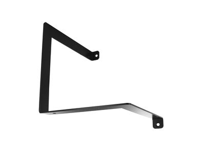 Equerre Parenthèse noire fixation à gauche 150x150 mm CIME