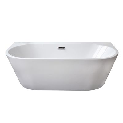 Baignoire semi-îlot blanche 180 x 80 cm Bacara BALNEO