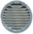 Grille d'aération ronde à persienne en aluminium brut diamètre 100 mm AUTOGYRE