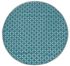 Tapis rond diamètre 150 cm bleu canard JARDILINE