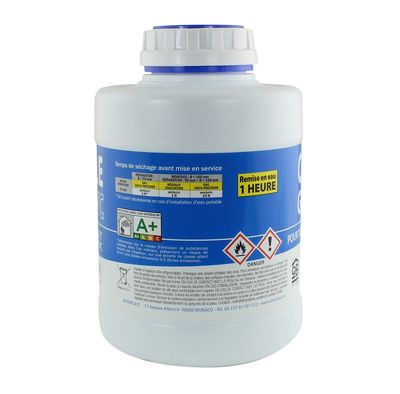 Colle gel PVC Interfix pot de 1 litre INTERPLAST