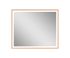 Miroir en bois lumineux 75 X 90 cm Swann Wood MP GLASS