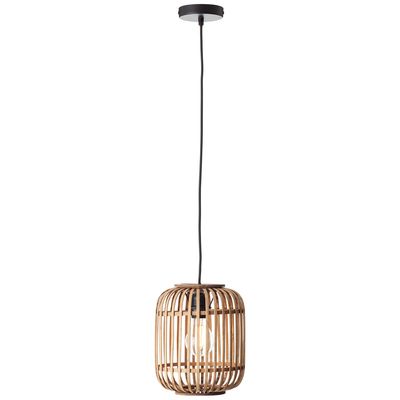 Suspension banbou E27 60W Ø21 cm WOODROW - BRILLIANT