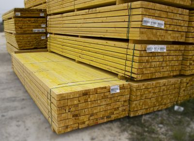 Liteau traité pour charpente L 400 x H 3.8 x Ep 2.7 cm HENRY TIMBER