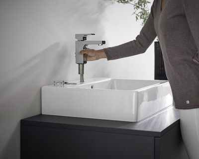 Robinet de salle de bain Chrome Vernis Shape 100 - HANSGROHE