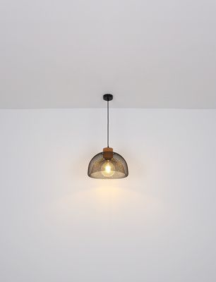 Suspension intérieure VITIANO, culot E27 60 W 230 V métal noir - GLOBO