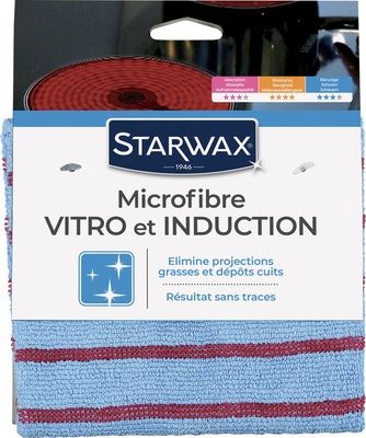 Lavette microfibre pour vitroceram et induction - STARWAX