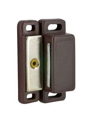 Loqueteau magnétique rectangulaire force 8 kg marron CIME