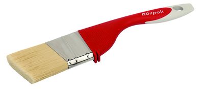 Pinceau ergonomique 30 mm manche bi-matière spécial peinture glycéro NESPOLI