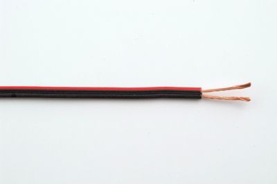 Câble HIFI 0,75mm² noir rouge au mètre NEXANS