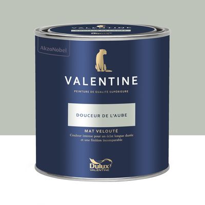 Peinture Valentine Mat Velouté Douceur de l'Aube 0,5L - DULUX VALENTINE