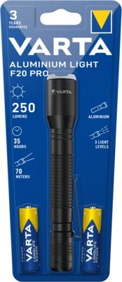 Lampe torche alu F20 pro 250 Lumens VARTA